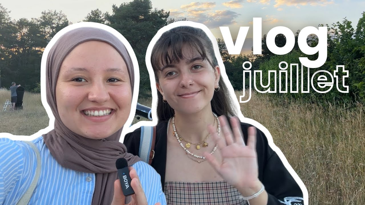 lecture, recherche de stage master FLE, sorties entre copines | vlog juillet