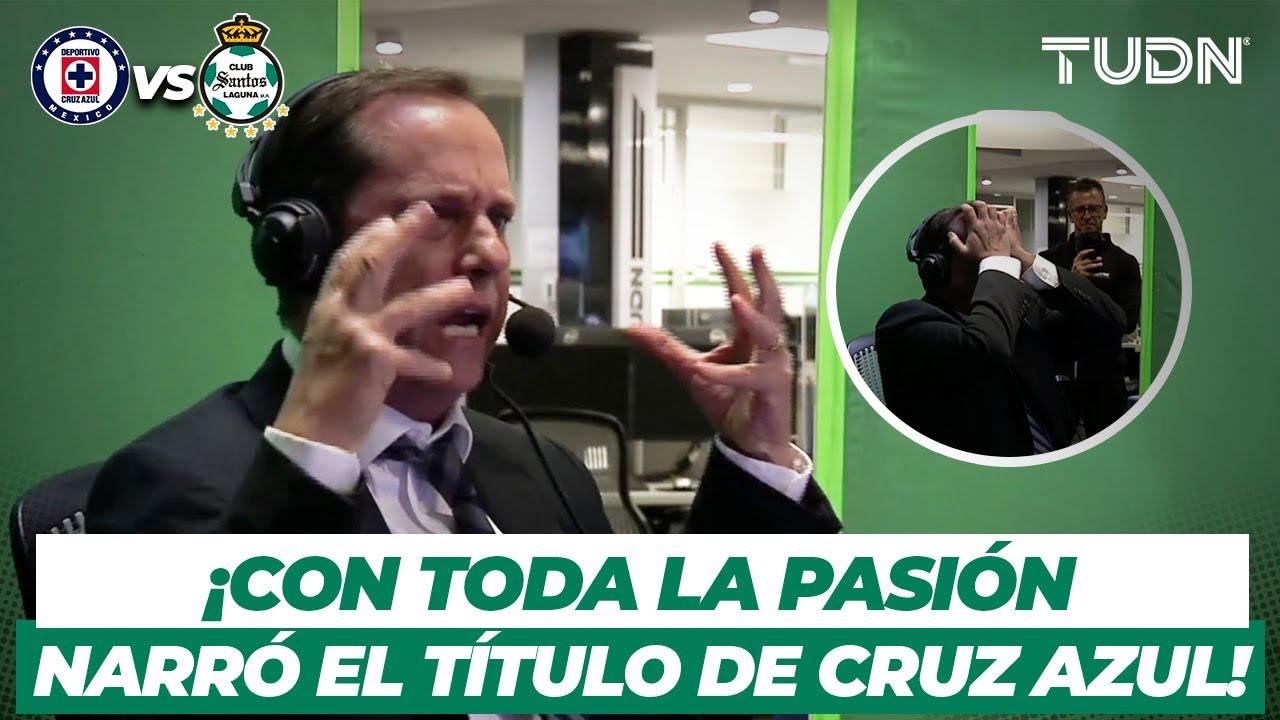 ¡Con el CORAZÓN! Paco Villa se dejó la garganta al narrar el Cruz Azul vs Santos | TUDN