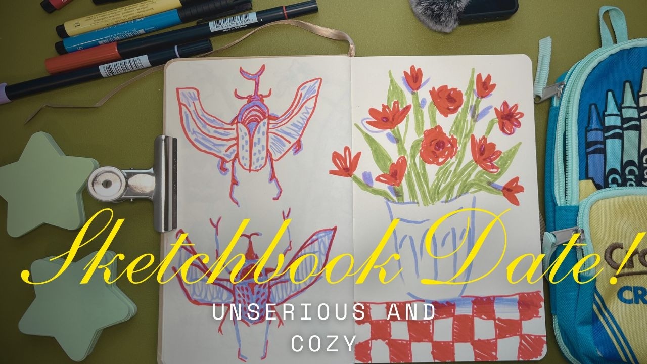 why imperfect art is important | loose sketchbook session