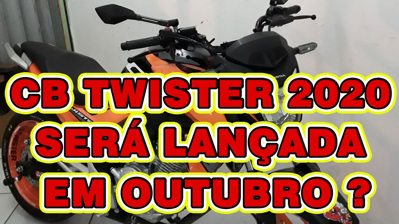 HONDA - LAN&Ccedil;ADA EM OUTUBRO ? (CB TWISTER 2020) | Carlos Rods Motovlog