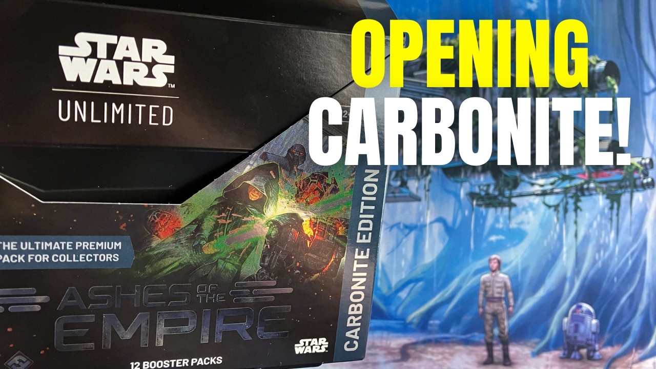 Вскрытие бустер-бокса &laquo;Carbonite&raquo; из набора &laquo;Ashes of the Empire&raquo; &mdash; Star Wars: Unlimited