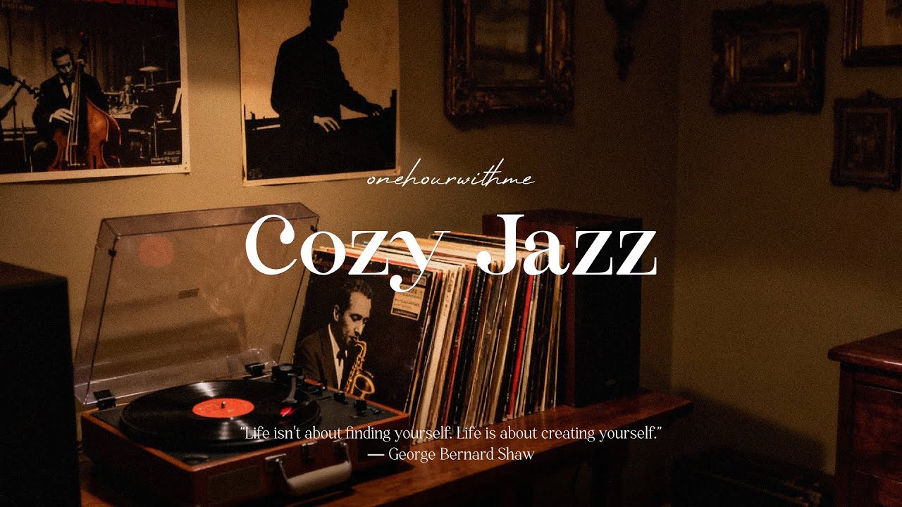 🍵 1 Hour Cozy Night Jazz with Piano | Relax & Wind Down After a Long Day
