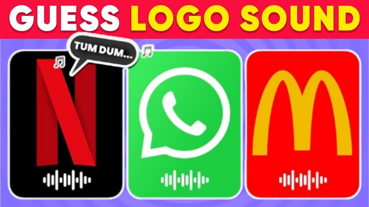 🤯 Guess The Logo Sound 🔊👀🧠 | McDonald's, TikTok,  Netflix, Pepsi 🎉 | Logo Quiz 206
