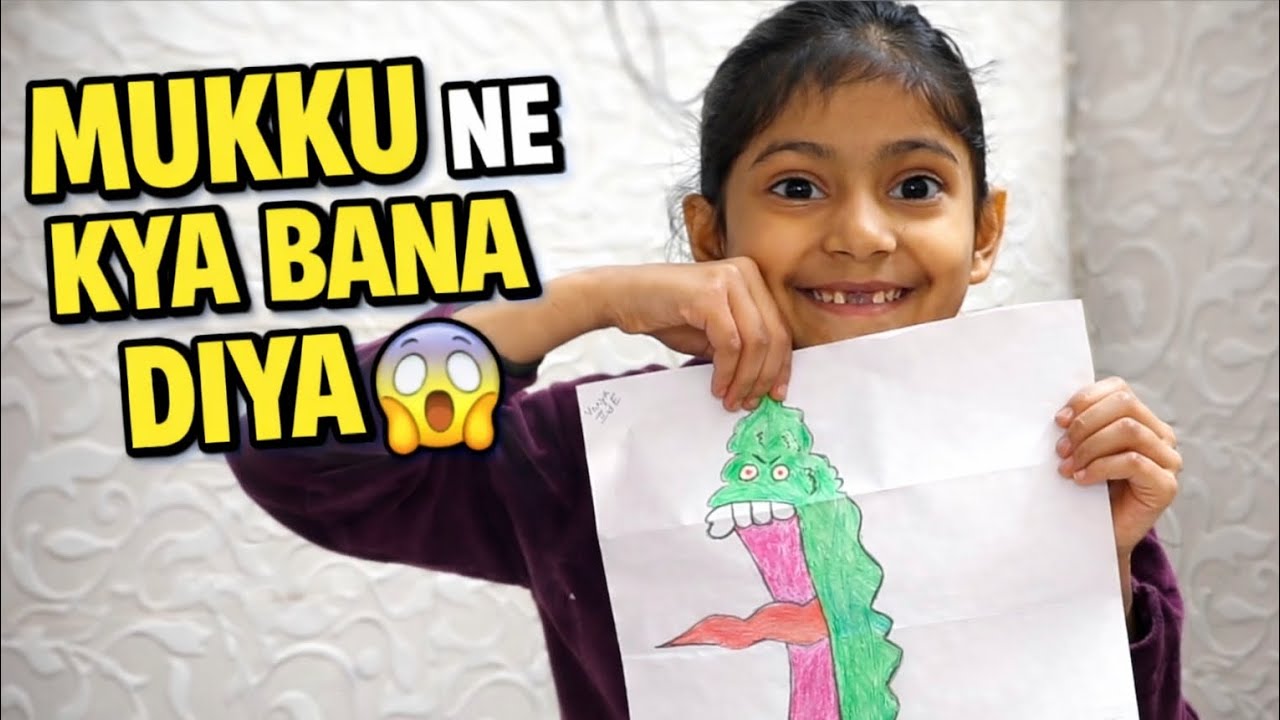 Mukku Ne Kya Bana Diya 😱 | Funny Drawing 😂 | Kids Masti | #FamilyVlog