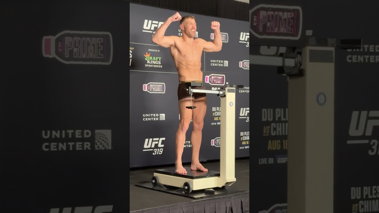 🇿🇦⚖️ DRICUS DU PLESSIS OFFICIAL WEIGH IN (UFC 319)