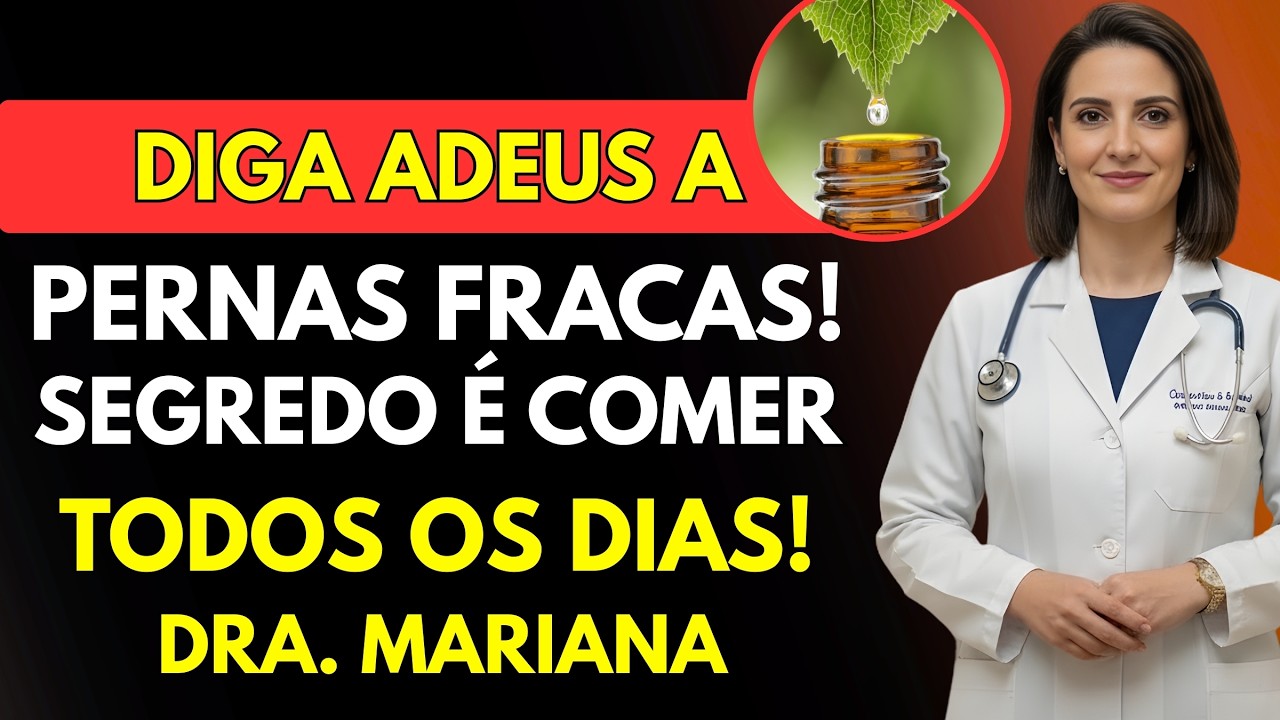Você tem mais de 60 anos Esta vitamina melhora o equilíbrio e a força nos joelhos!