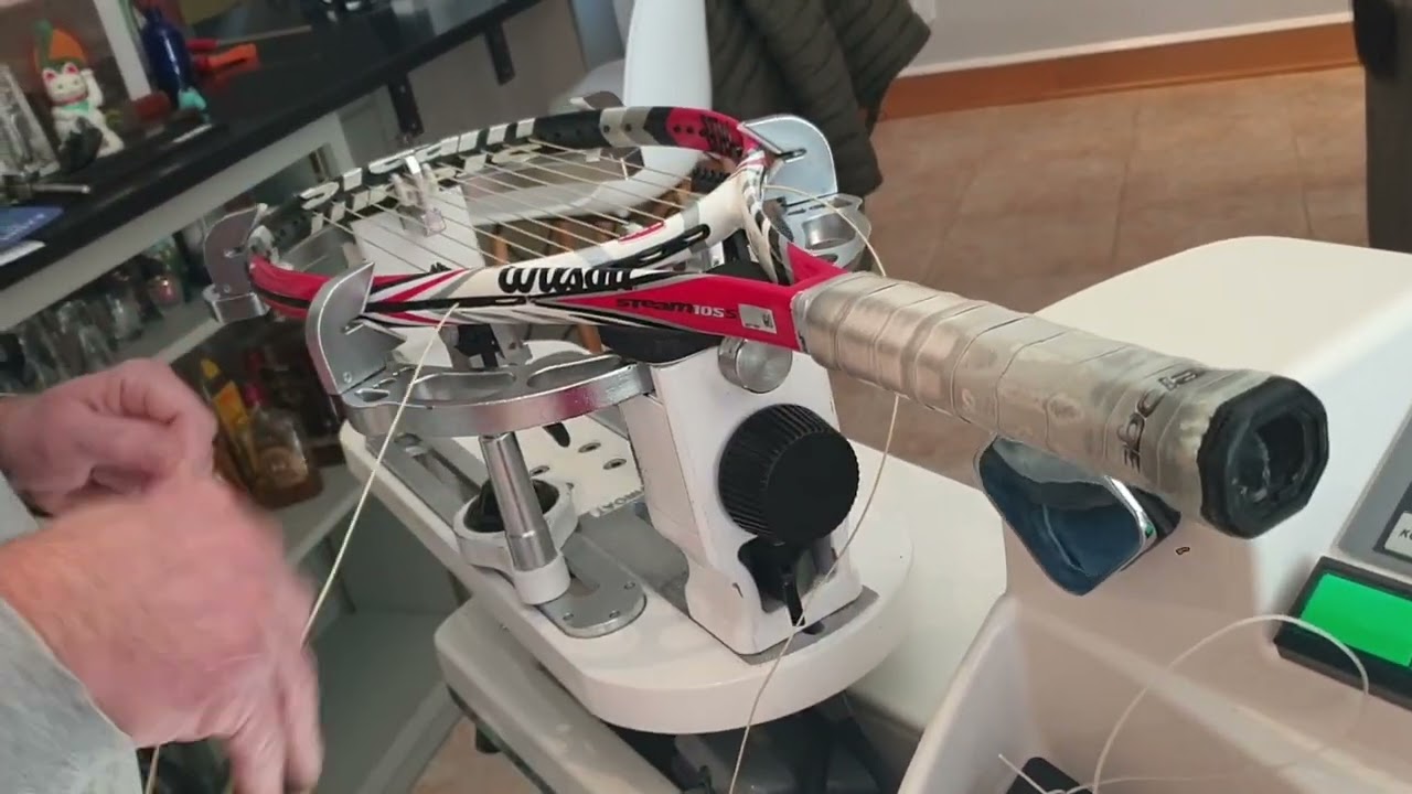 How to string a tennis racket with Tourna 650 ES _ New