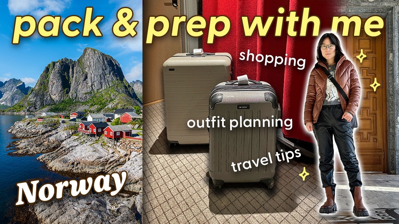 PACK & PREP WITH ME for Norway 🇳🇴 Travel Tips, Shopping, Haircut, Outfit Planning & More!