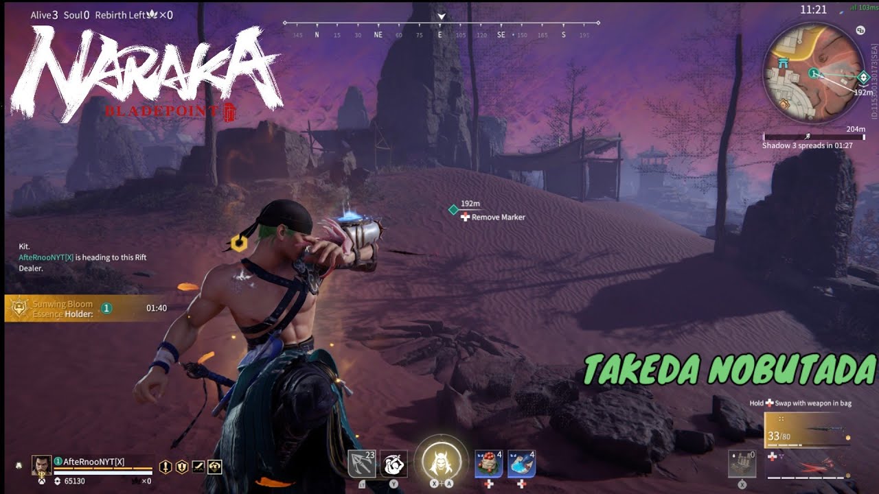 NARAKA: Bladepoint Pro Takeda Nobutada SEA Solo Gameplay #243