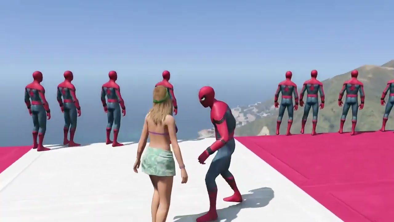 GTA 5 Spiderman Funny Moments 😂 | Epic Fails, Police Chases & Crazy Stunts in GTA V!