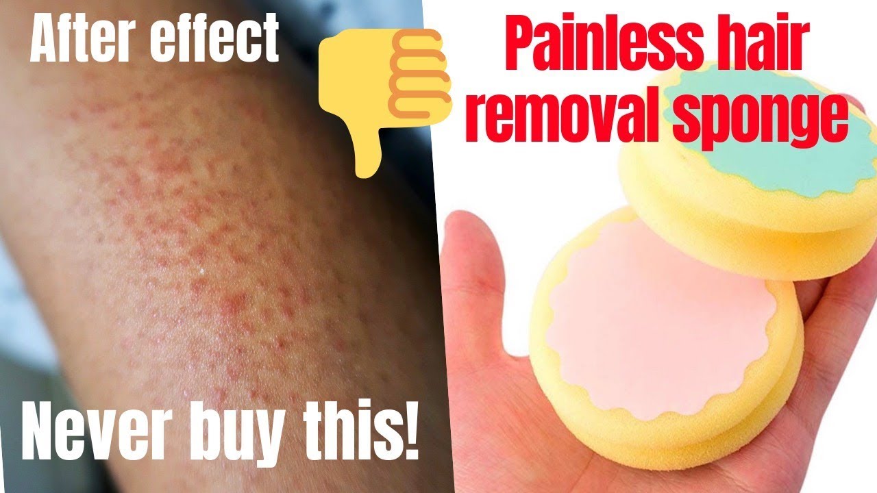 Painless Hair Removal Sponge ---- Easy Hair Removal Sponge---Demo & Review