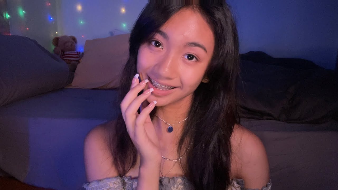 ASMR ~ Teeth Tapping With Braces Scratching 😬