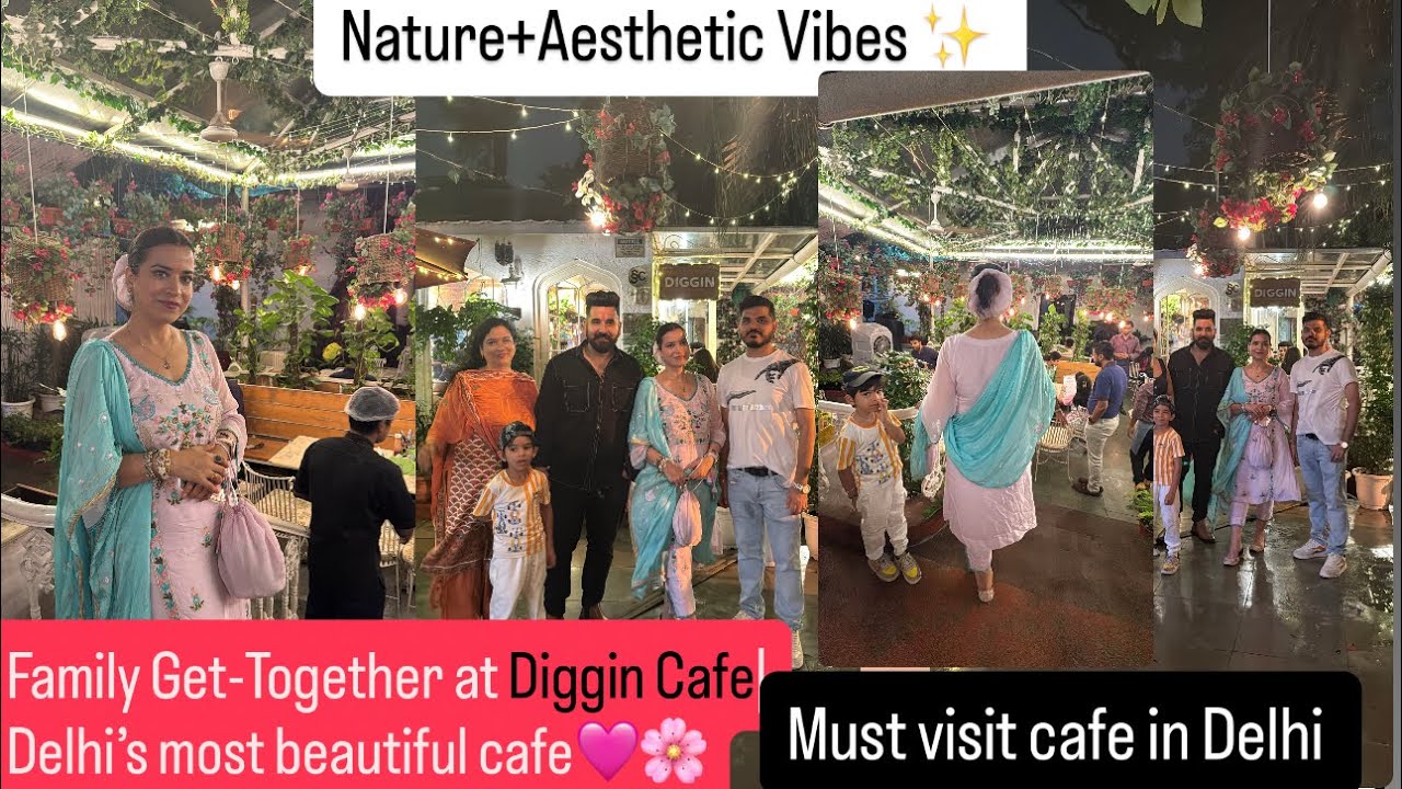 Diggin Cafe Chanakyapuri|Delhi’s most Aesthetic cafe|Most beautiful cafe in delhi|Best Italian food