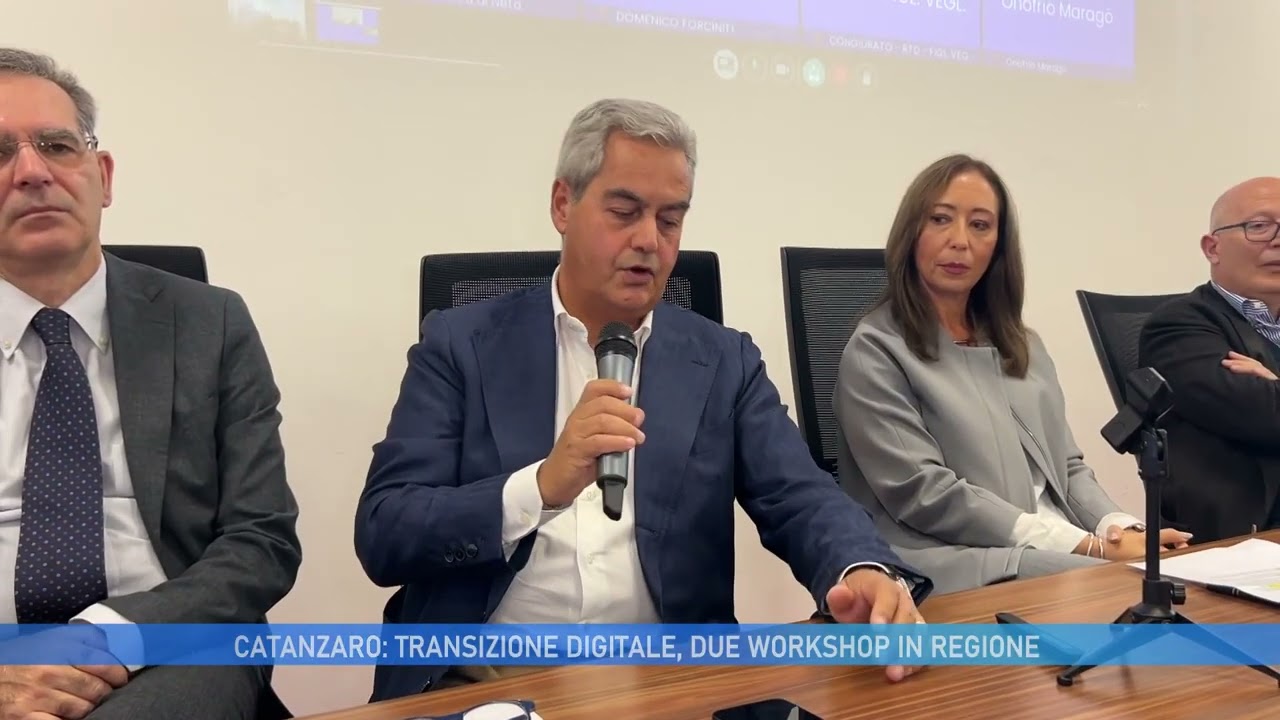 CATANZARO:  TRANSIZIONE DIGITALE,  DUE WORKSHOP IN REGIONE