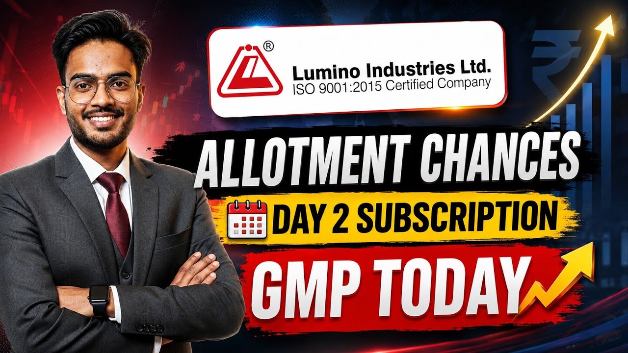 Lumino Industries IPO Allotment Chances Day 2 Subscription | Lumino Industries IPO GMP Today