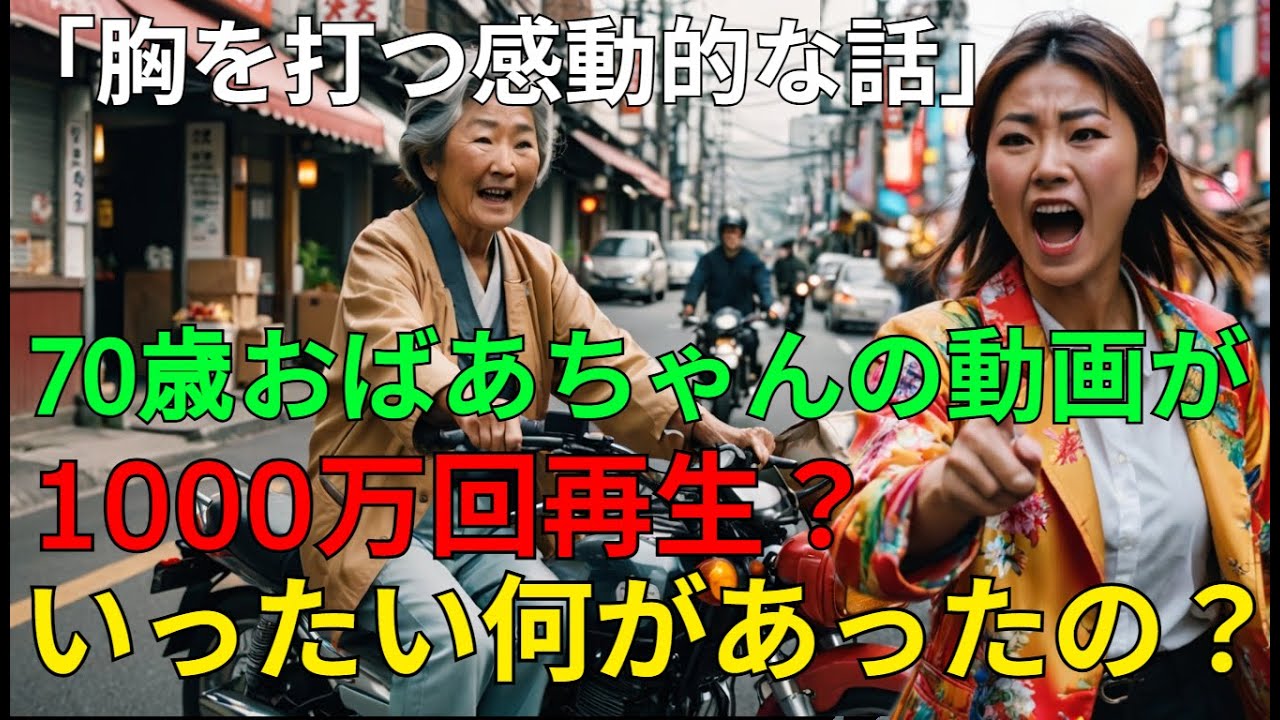 [感動する話] 70歳おばあちゃんの動画が1000万回再生？ いったい何があったの？