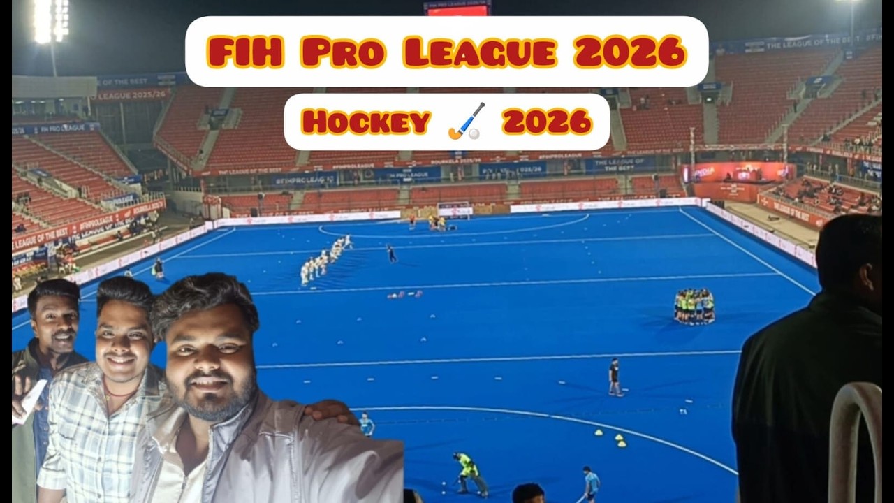 FIH Hockey Pro Leagur 2026 || In largest Hockey Stadium in the World || Rourkelite Subham Vlog# 1