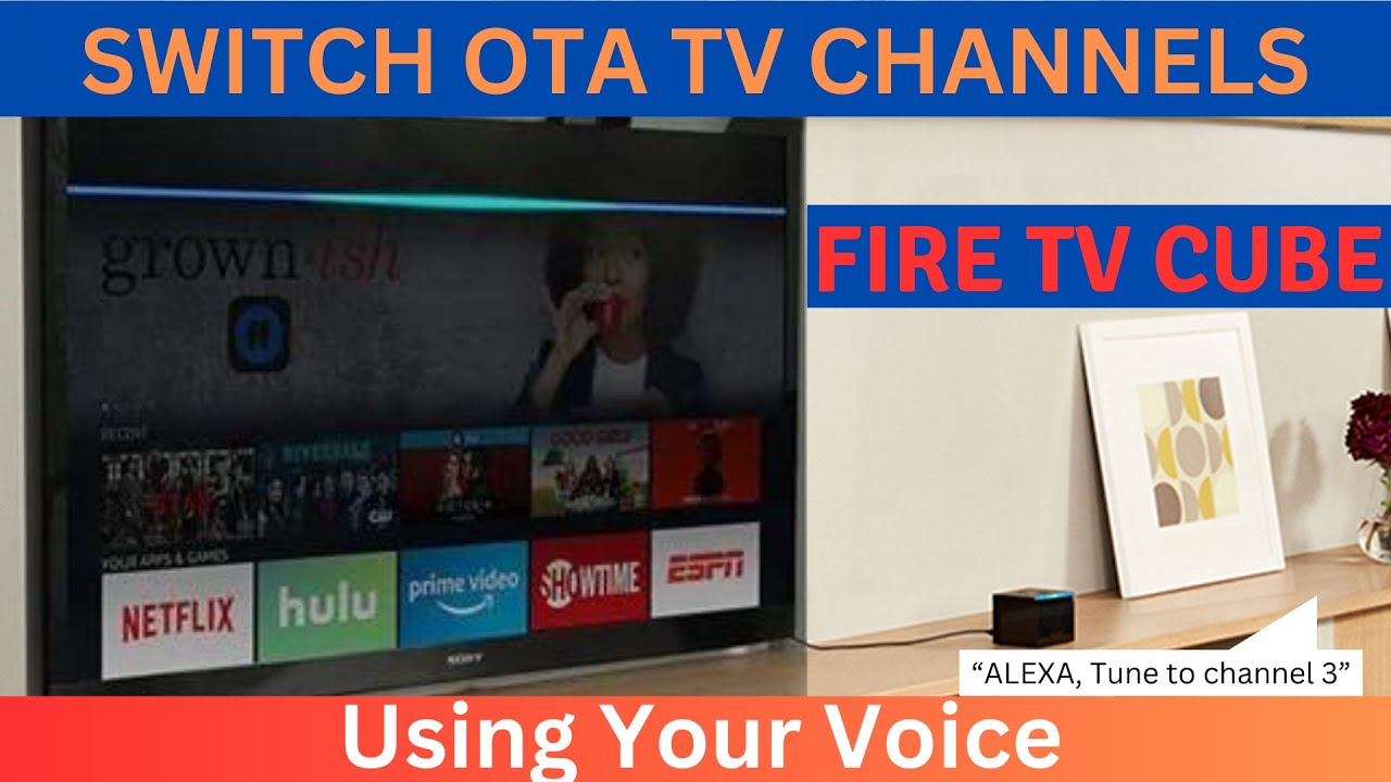 Fire TV Cube - Switch OTA Antenna Channels Using Your Voice
