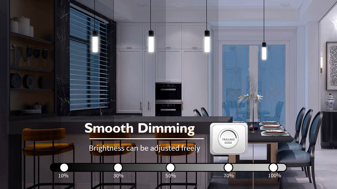 💡 Easy DIY Kitchen Island Pendant Lights | Modern Dimmable LED Fixture by JOLUX ✨