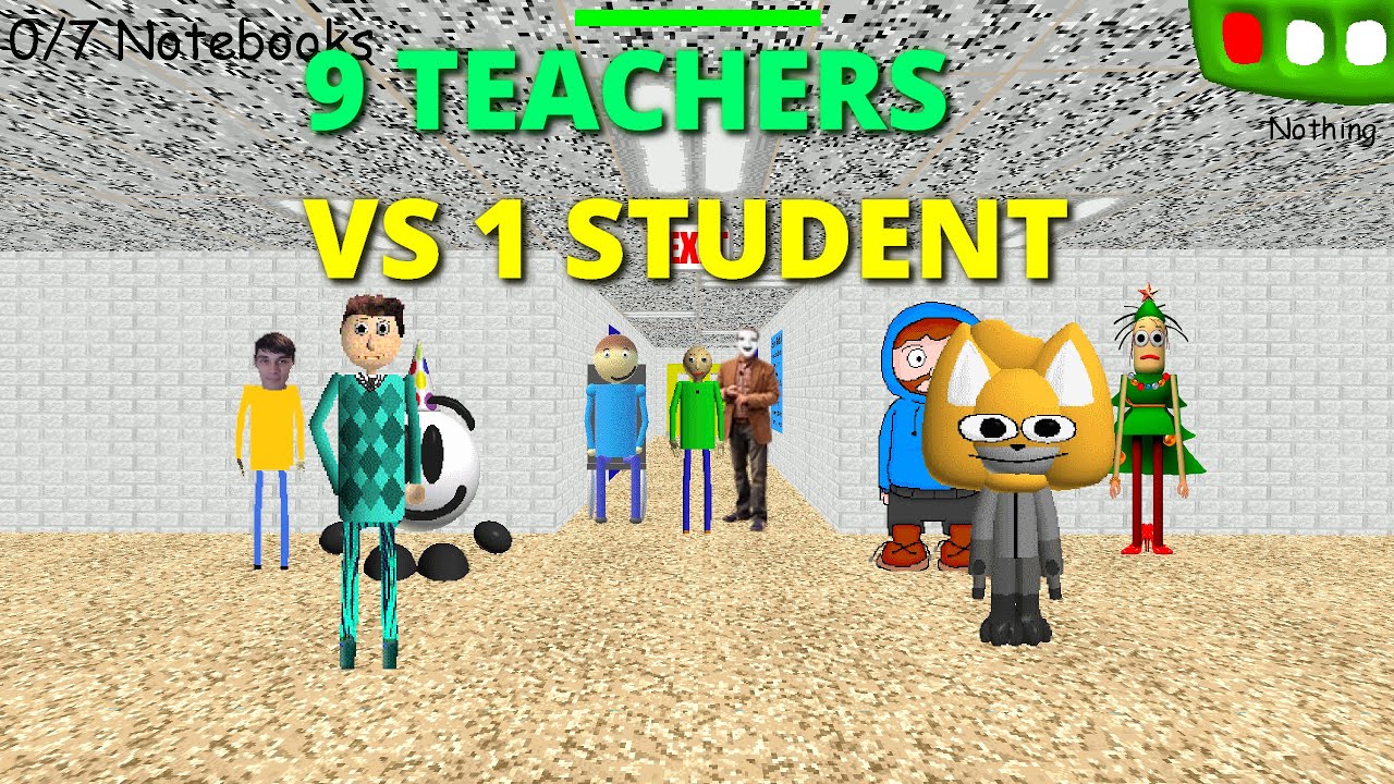 Baldi's Basics, но с участием множества учителей &mdash; декомпилированная версия мода Baldi's Basics.
