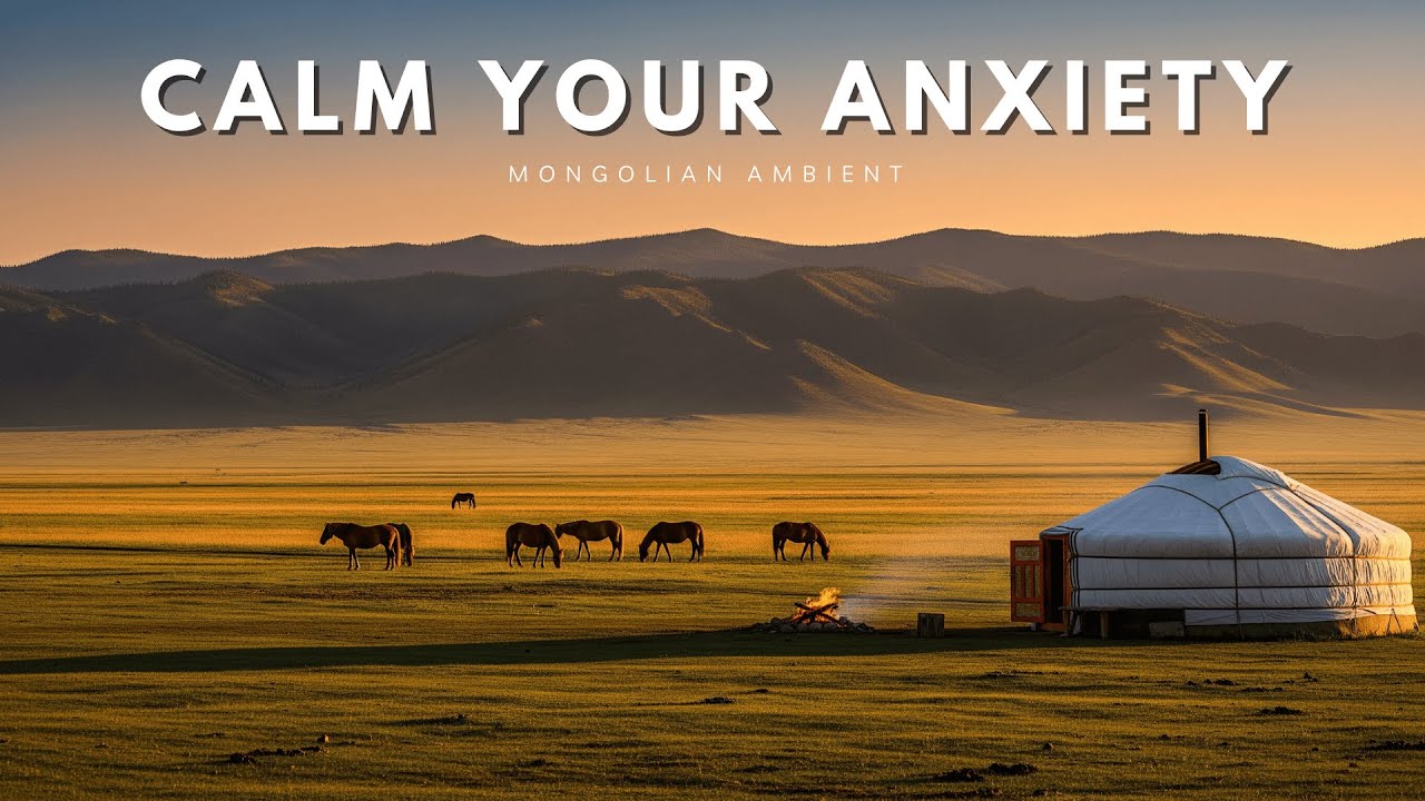 🔴 Mongolian Ambient Music - Relaxing Throat Singing for Study, Sleep, Meditation