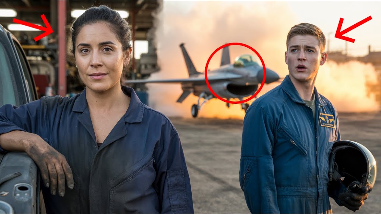 Просто тихая женщина в автомастерской — пока F-16 не совершил аварийную посадку и все не замерли