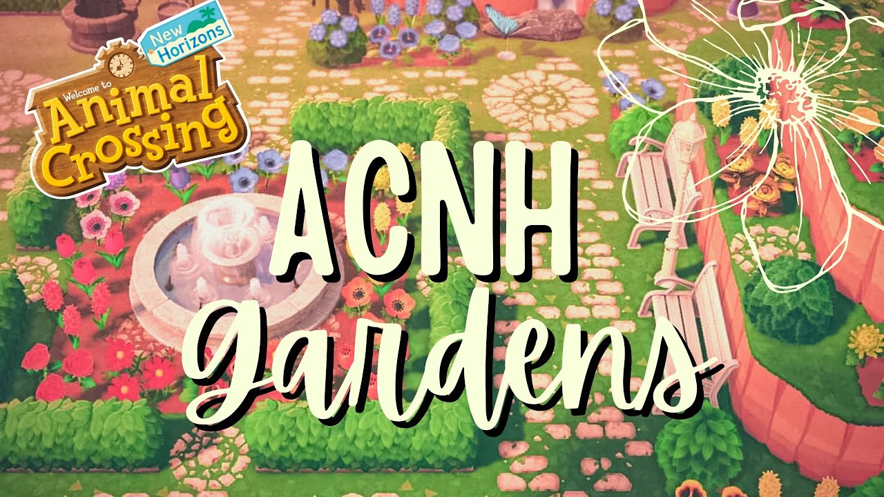 15 Incredible Garden Designs to Try on Your Island // Animal Crossing: New Horizons