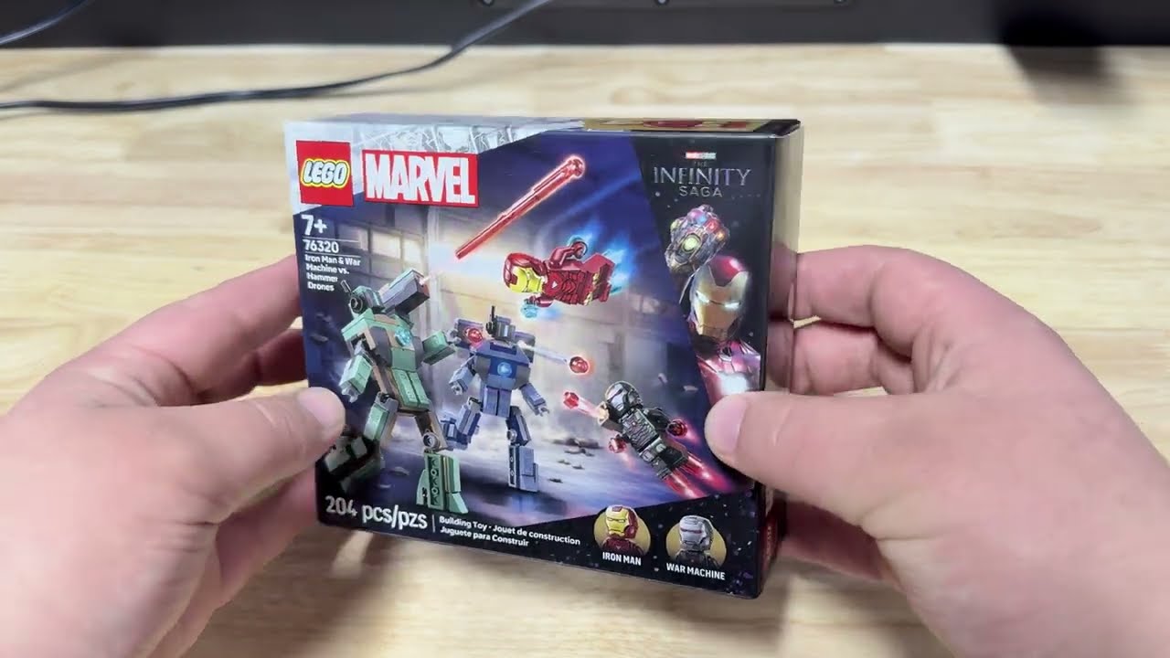 Let's Build Series: Real Time| Iron Man & War Machine vs. Hammer Drones| 76320 | #lego #asmr #marvel