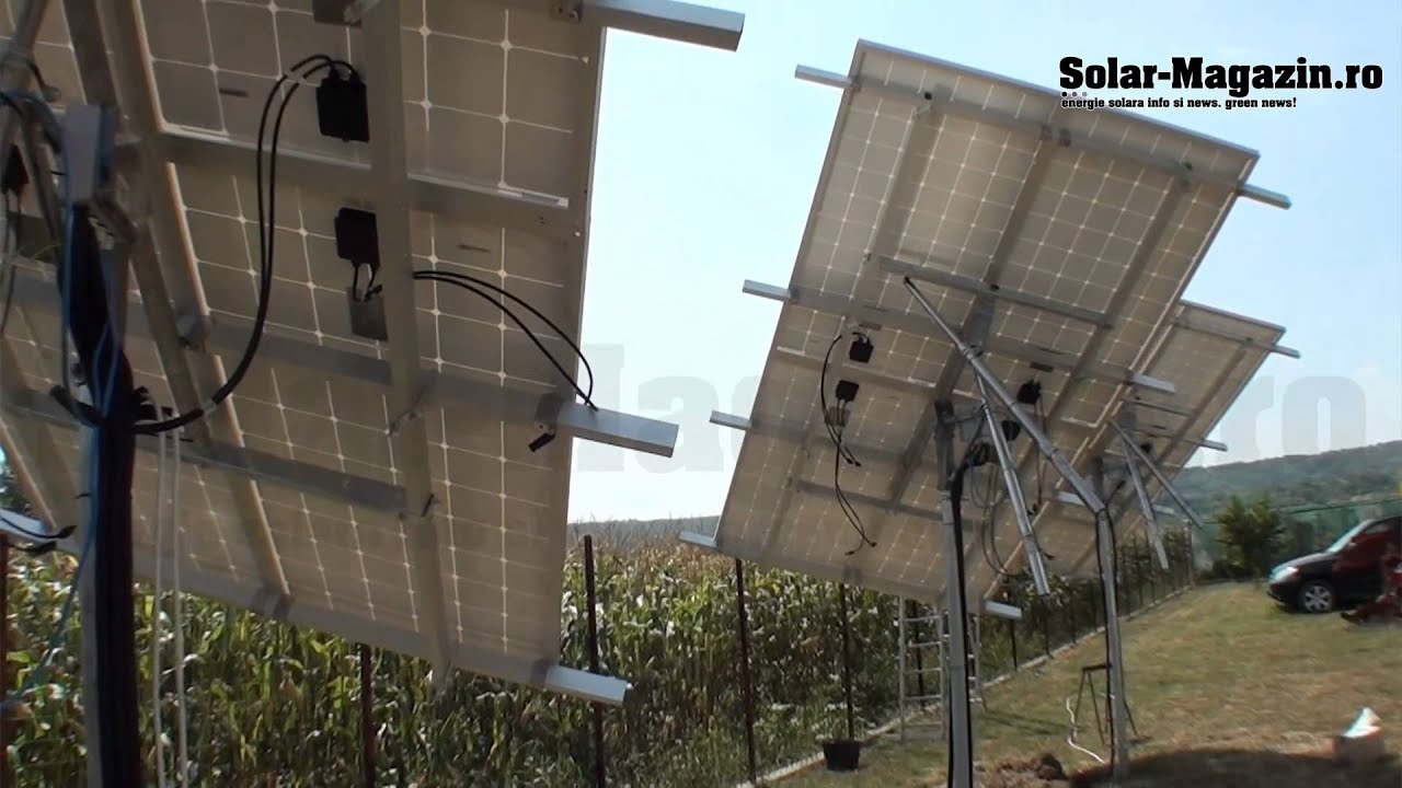 Panouri fotovoltaice Idella pe sisteme de urmarire a soarelui Orizont Duo
