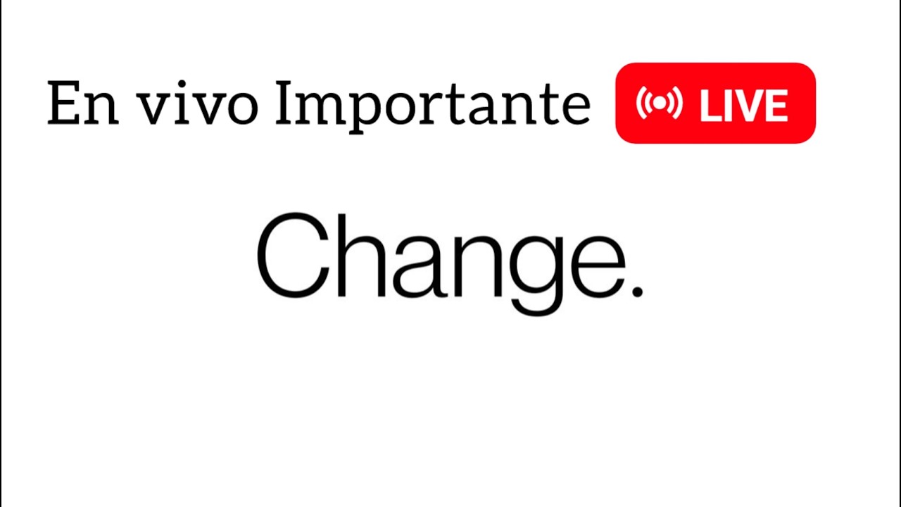 EN VIVO IMPORTANTE
