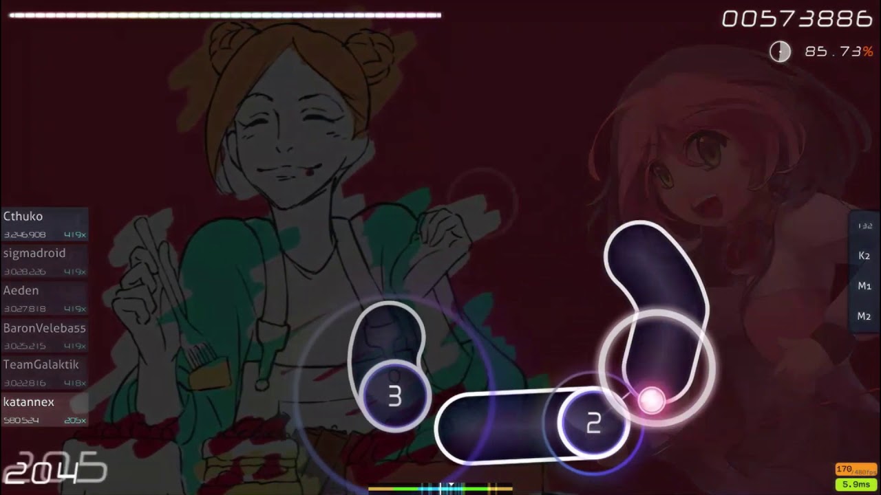 OSU! - LOST IN PARADISE - ALI ft  AKLO (Hard difficulty)