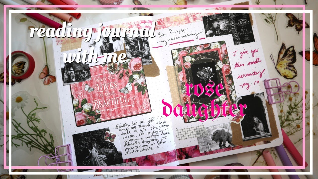 rose daughter by robin mckinley 🌹🏰  reading journal with me