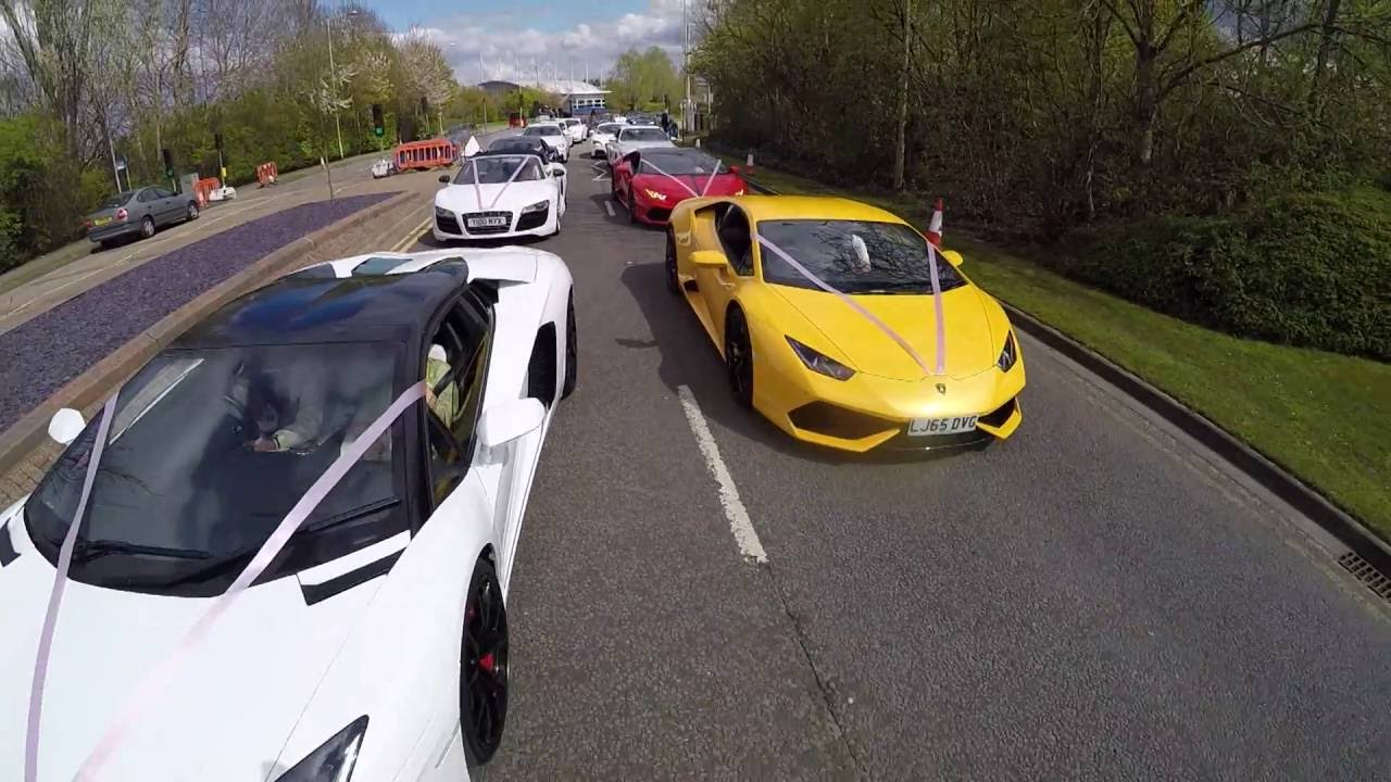 Asian Wedding Baraat Day | Ali & Sadhaf | Super Cars Highlights 2016