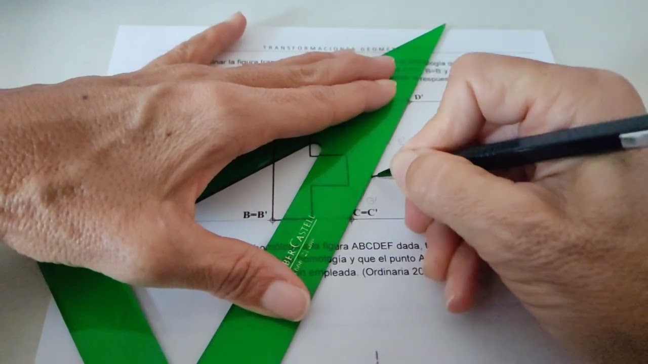 Homología. Selectividad Dibujo Técnico Madrid. Modelo 2022