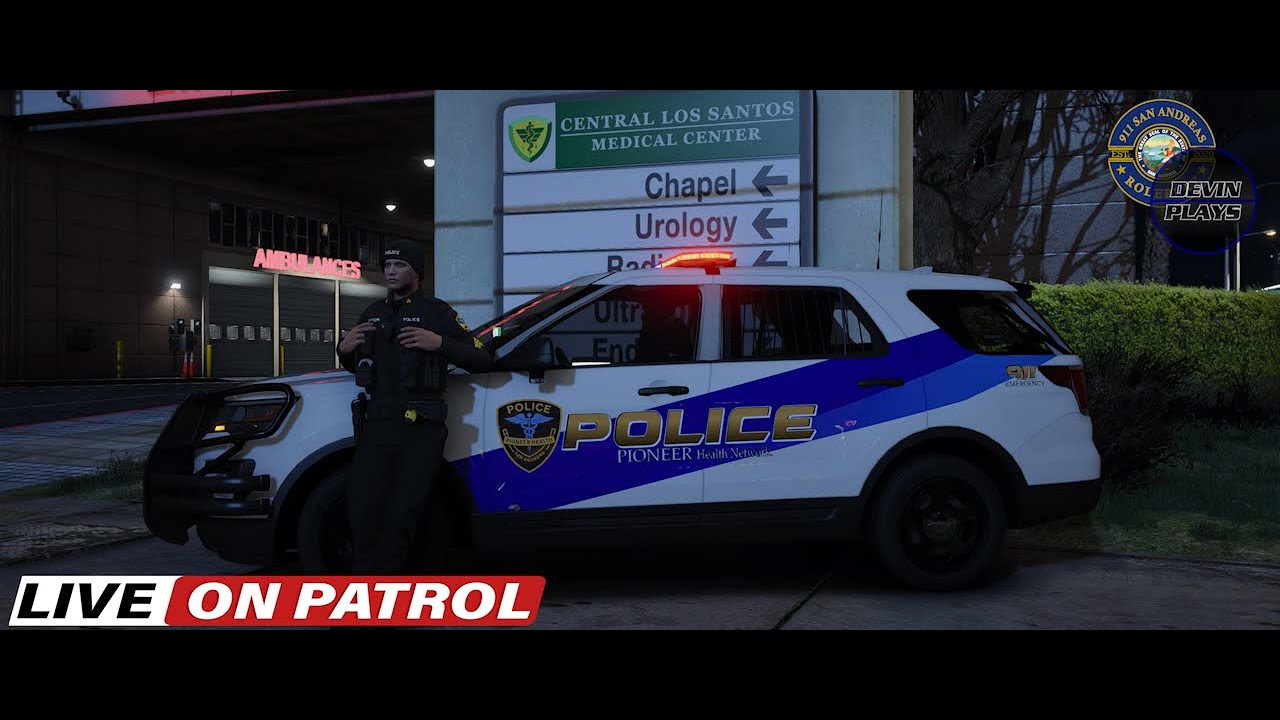 Devin Plays | Live on Patrol | Pioneer Health Netowrk Police