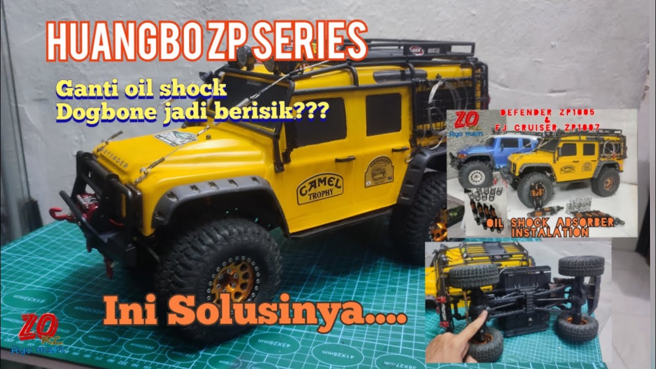 Solusi DogBone Berisik & Longgar Ketika Ganti Oil Shock, Untuk HUANGBO ZP Series
