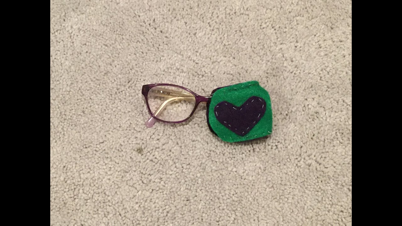 How to make a cloth eye patch