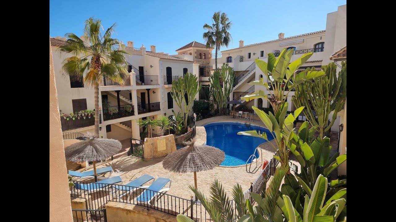 Spanish Property Choice Video Property Tour-Apartment B1917 Villaricos, Almeria, Spain. 130,000€