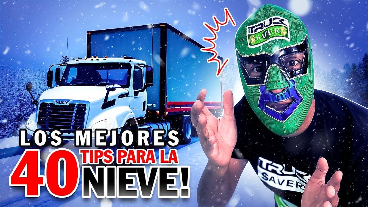 +40 CONSEJOS PARA MANEJAR EN LA NIEVE | EVITA HACER ESTO 🚛❄️☃️