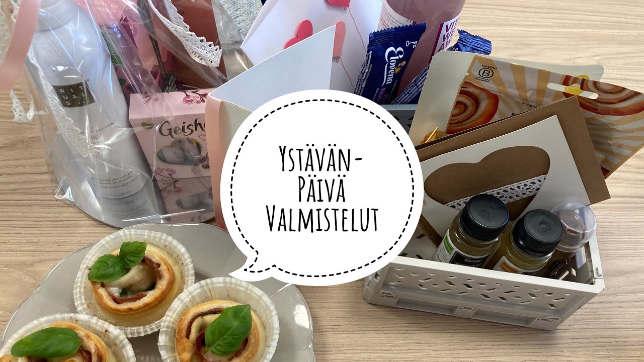 Ystävänpäivän lahjakorit, kortit ja pizzaruusut