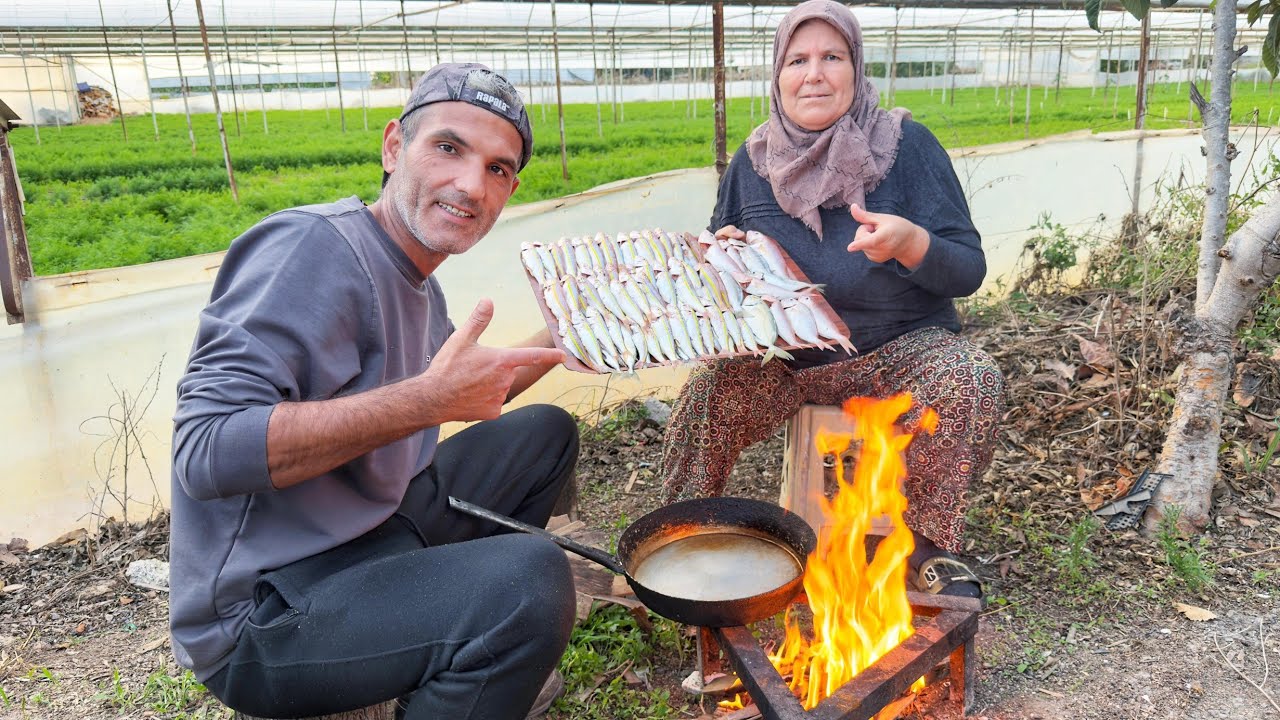 Tutduğumuz Balıkları Gara Tava İle Buluştuturduk !!!