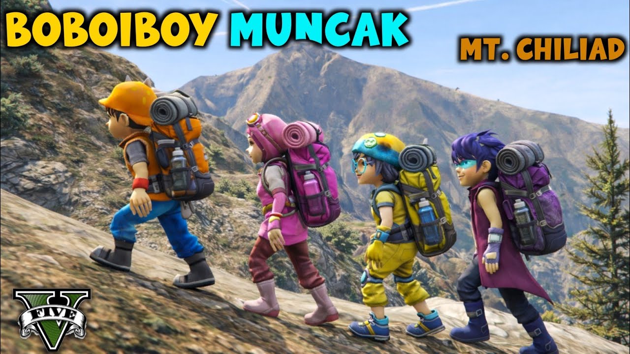 BOBOIBOY DAN KAWAN MUNCAK KE CHILIAD TEKTOK #gta5