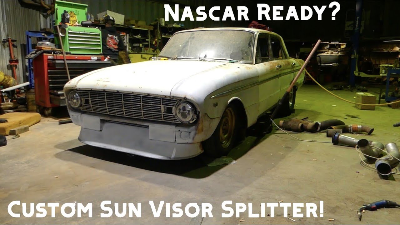 BIRDAWG GETS A FACE! Custom Sun Visor Splitter, Grille and Headlights Fitted: Haulass Garage Ep 26