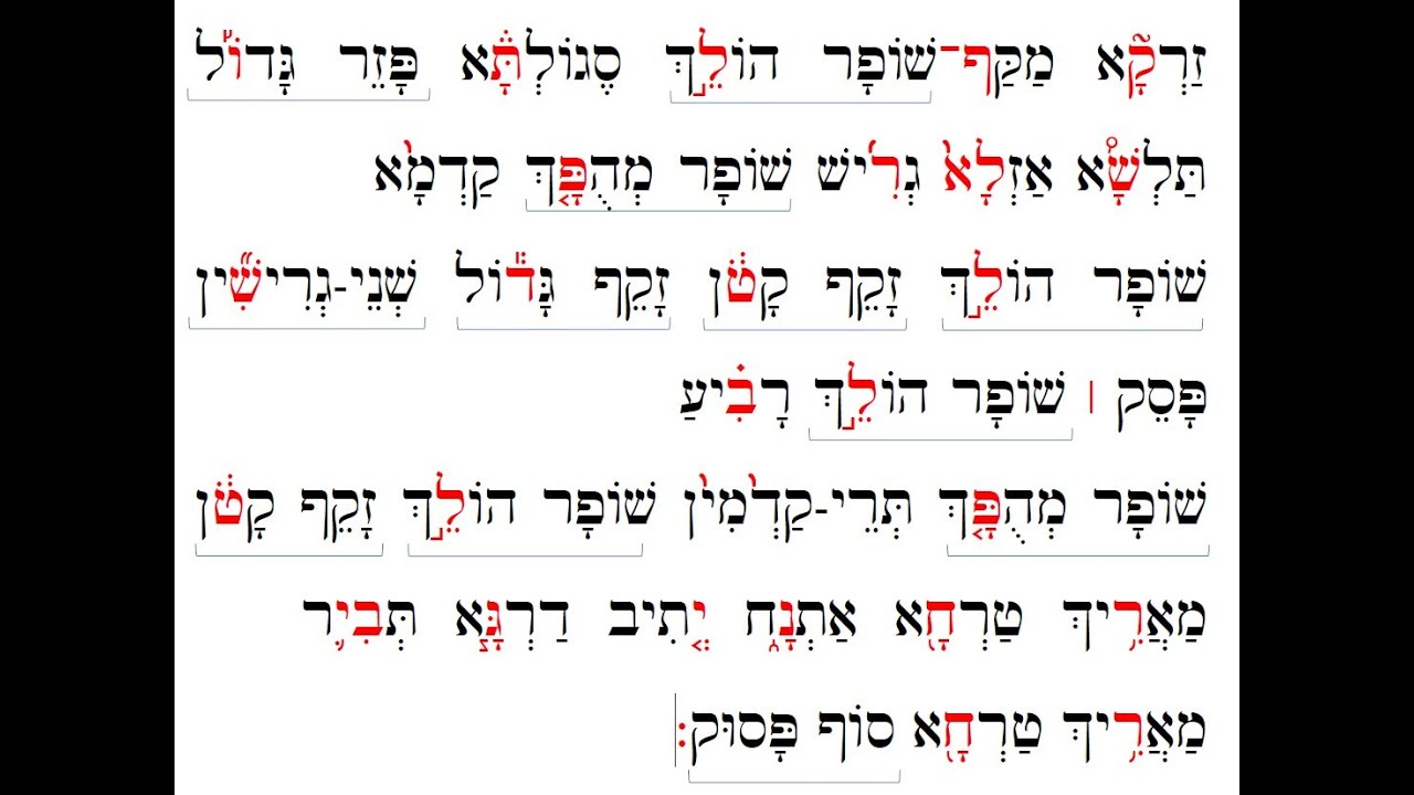 Taamei Amikra Algerien - Teamim - Taamim - לימוד טעמי המקרא נוסח אלג'ראי