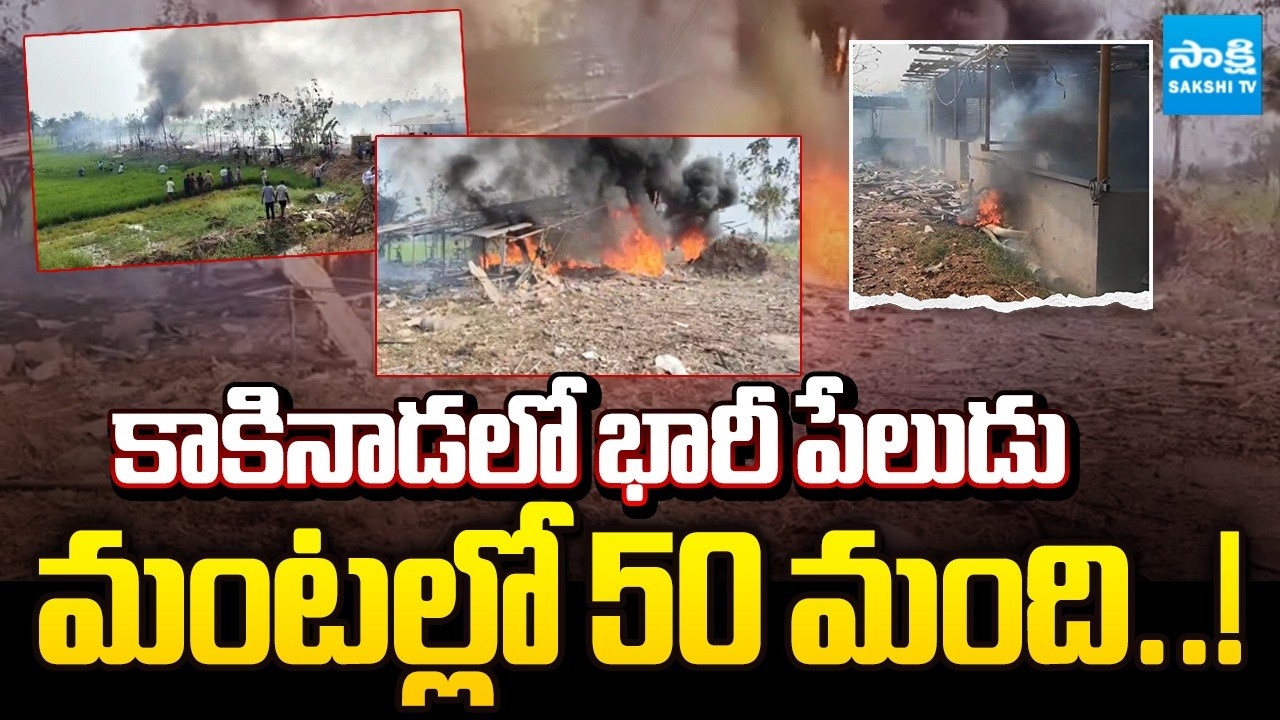 BIG Breaking: మంటల్లో 50 మంది..!: Massive Fire Accident In Vetlapalem | Kakinada | @SakshiTV