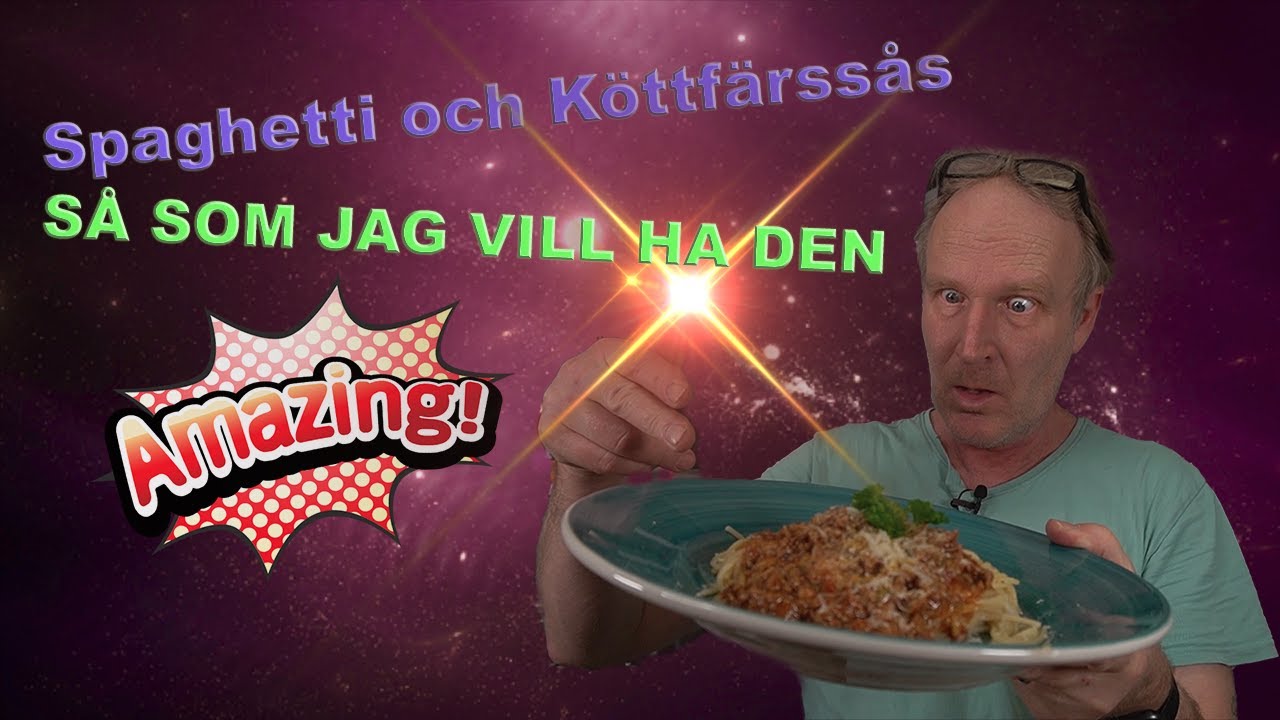 Spagetti & köttfärssås så som jag vill ha den! | GODAST HITTILLS