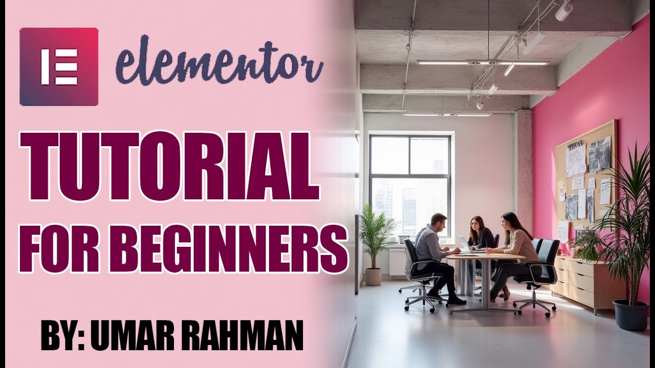 1. Elementor Tutorial for Beginners Part 1 | Step by Step Website Design