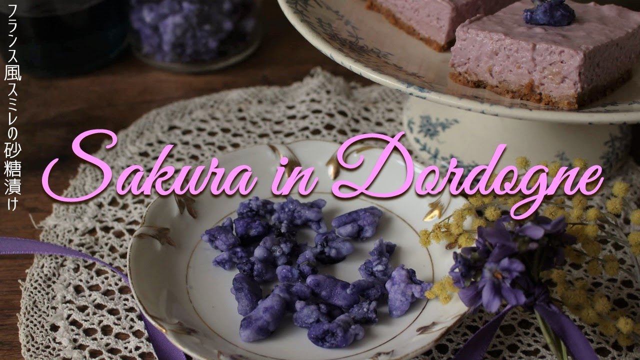 フランス風スミレの砂糖漬け作りに挑戦 ❘ 春の訪れとミモザ ❘ 田舎暮らしVLOG#40 (ENG sub)