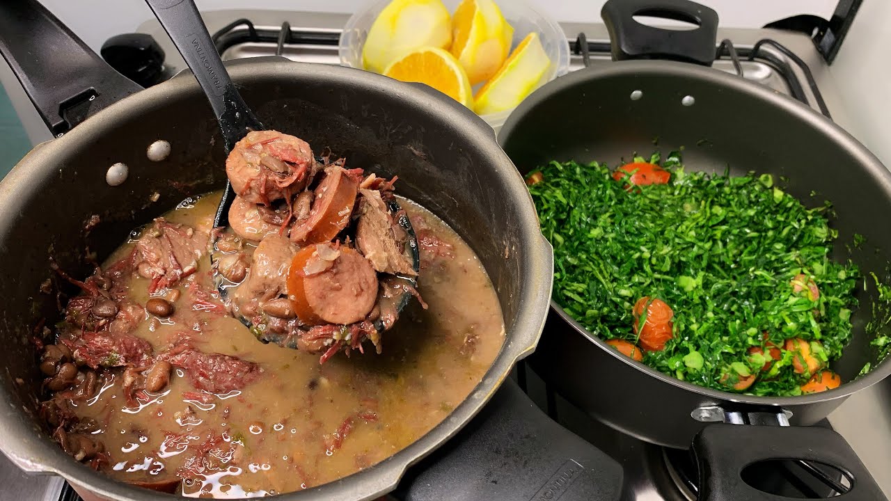 FEIJOADA SUCULENTA SEM CARNE SUÍNA MUITO FÁCIL