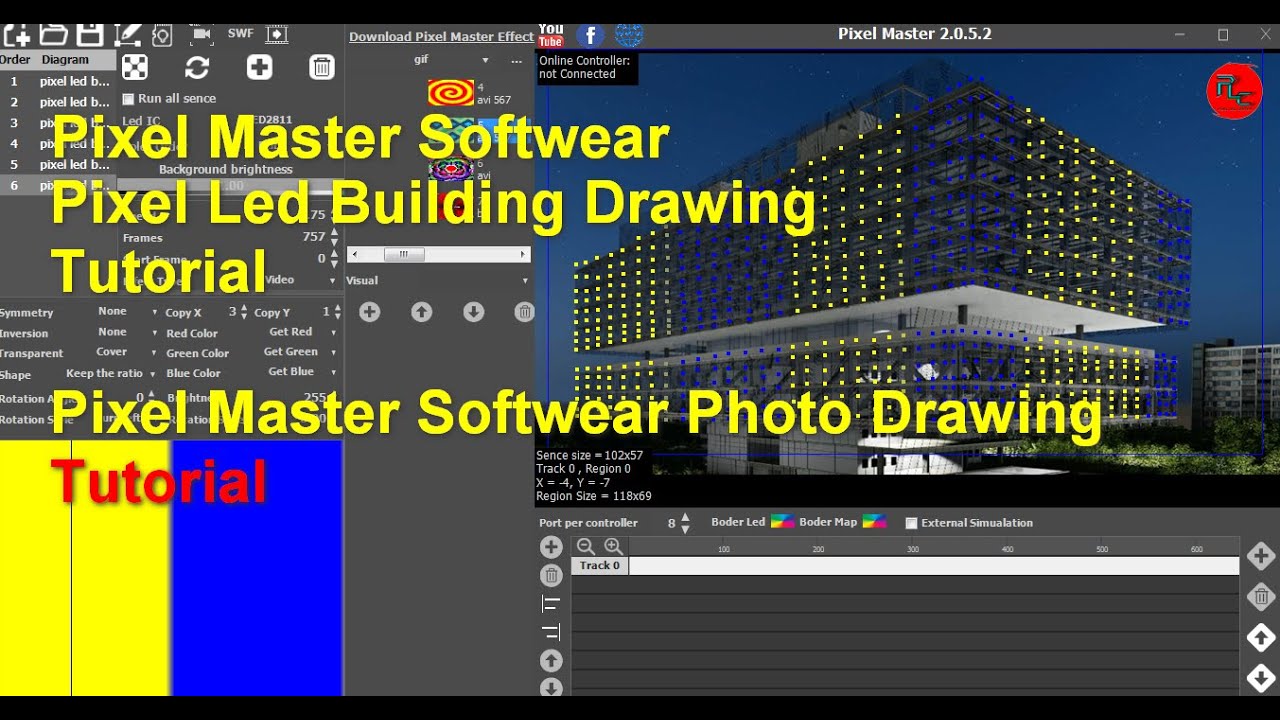 Pixel Master Softwear Photo Drowing Tutorial Pixel lMaster me Building photo me pixel Drowing kesay.